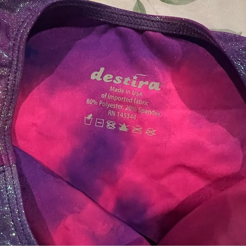 Sparkly Purple and Pink Kids gymnastics - Picture 3 of 4